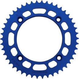 Corona de aluminio 46 dientes paso 428 azul Moose Racing KTM
