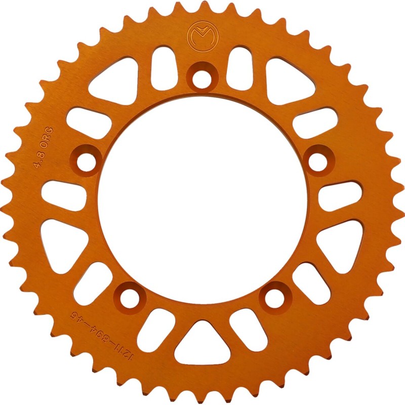 Corona de aluminio 46 dientes naranja Moose Racing KTM - 1211-894-46-14