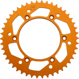 Corona de aluminio 46 dientes naranja Moose Racing KTM - 1211-897-46-14