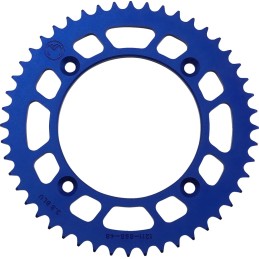 Corona de aluminio 48 dientes paso 428 azul Moose Racing KTM