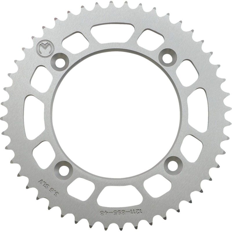 Corona de aluminio 48 dientes plata Moose Racing KTM - 1211-895-48-11