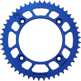 Corona de aluminio 49 dientes paso 428 azul Moose Racing KTM