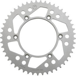 Corona de aluminio 49 dientes plata Moose Racing KTM - 1211-897-49-11