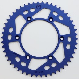 Corona de aluminio 50 dientes paso 520 azul Moose Racing KTM