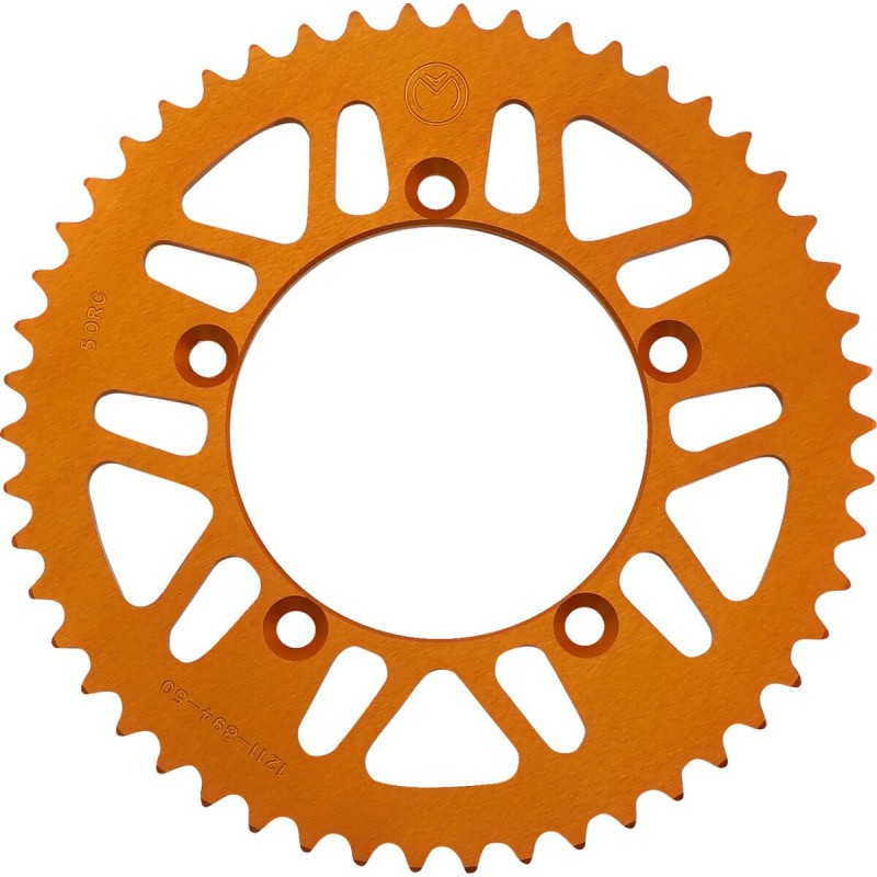 Corona de aluminio 50 dientes naranja Moose Racing KTM - 1211-894-50-14