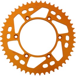 Corona de aluminio 50 dientes naranja Moose Racing KTM - 1211-897-50-14