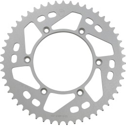 Corona de aluminio 51 dientes plata Moose Racing KTM