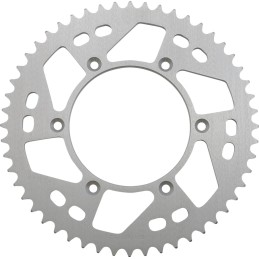 Corona de aluminio 52 dientes plata Moose Racing KTM