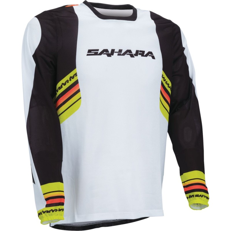 Camiseta Moose Racing Sahara blanco / negro
