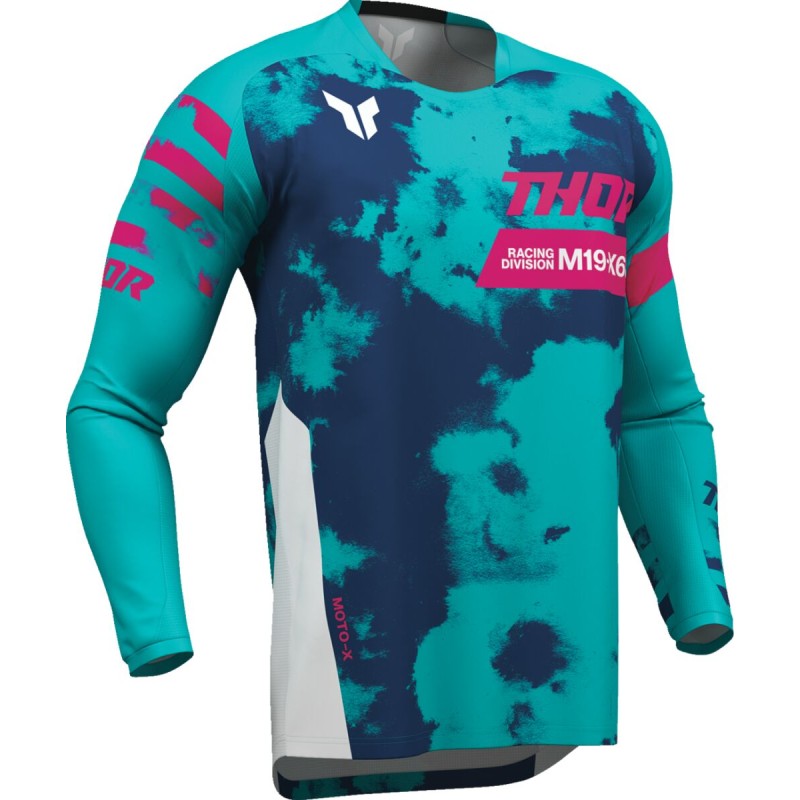 Camiseta Thor Launchmode Bleach blanco / aguamarina