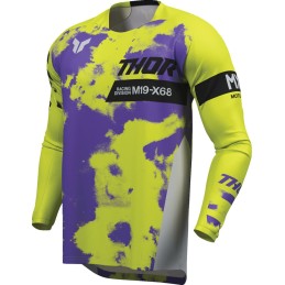 Camiseta Thor Launchmode Bleach gris / amarillo flúor