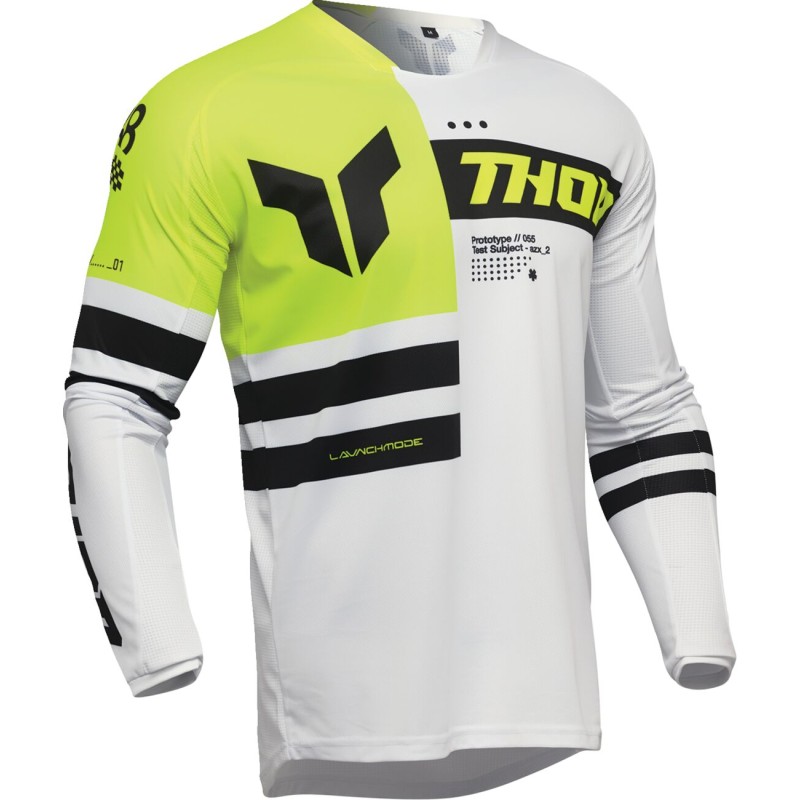 Camiseta Thor Launchmode Dozer amarillo flúor / negro