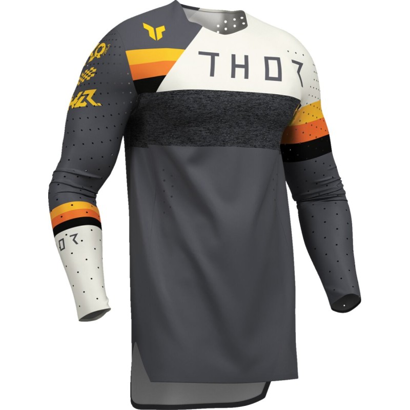 Camiseta Thor Sportmode League gris oscuro / blanco - 2910-8352