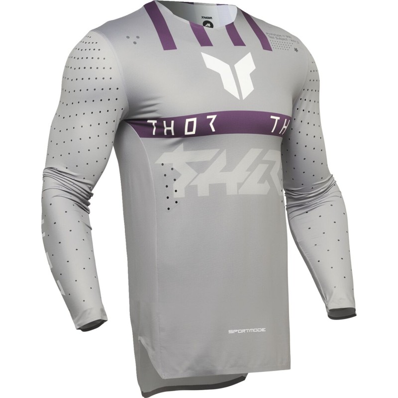 Camiseta Thor Sportmode Flite gris / morado