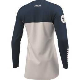 Camiseta mujer Thor Ridemode Menace azul marino / gris polvo