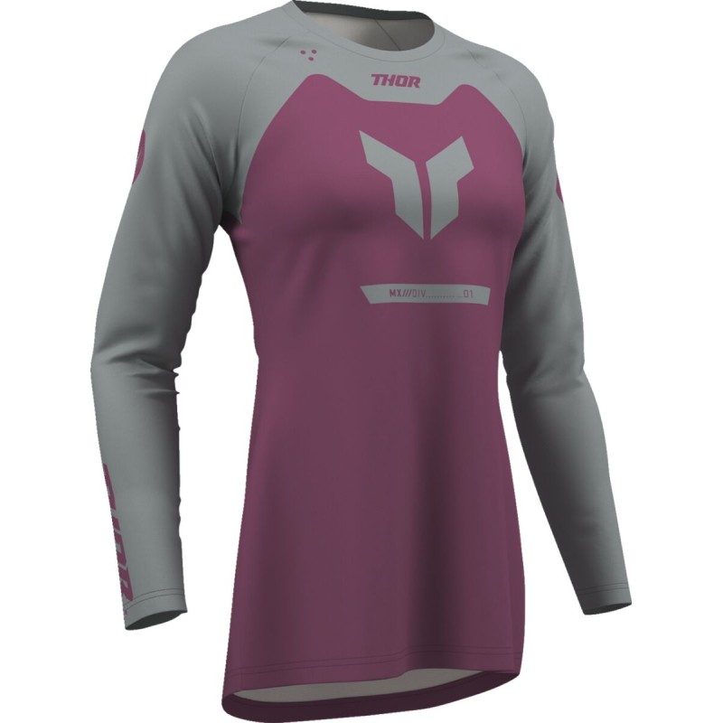 Camiseta mujer Thor Ridemode Menace morado / gris