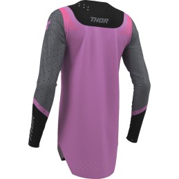 Camiseta mujer Thor Sportmode Velocity negro / orquídea