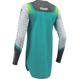 Camiseta mujer Thor Sportmode Velocity gris / aguamarina