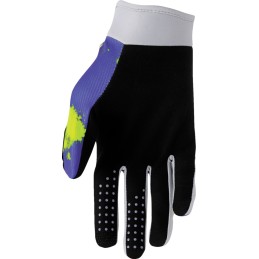 Guantes Thor Launchmode Bleach gris / amarillo flúor