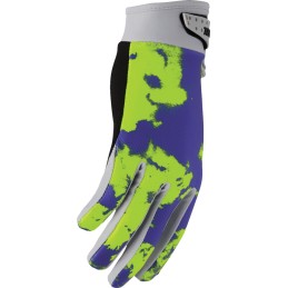 Guantes Thor Launchmode Bleach gris / amarillo flúor