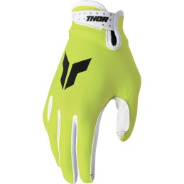 Guantes Thor Launchmode amarillo flúor