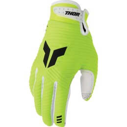 Guantes Thor Launchmode-CW amarillo flúor