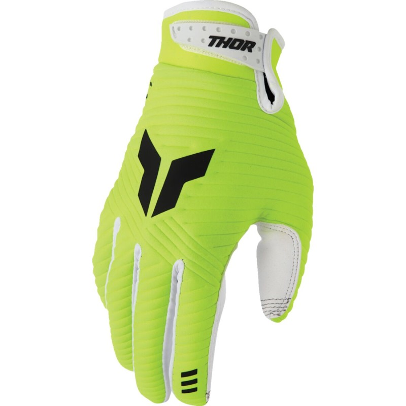 Guantes Thor Launchmode-CW amarillo flúor