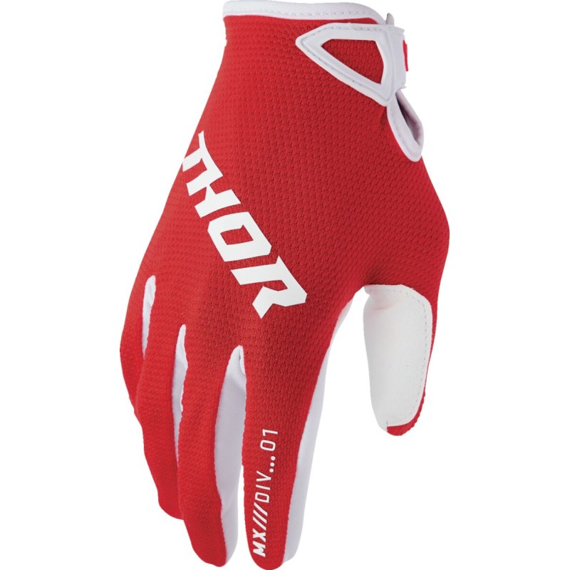 Guantes Thor Ridemode Static rojo