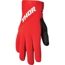 Guantes de invierno Thor Spectrum Cold rojo / blanco