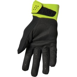Guantes Thor Spectrum negro / amarillo flúor
