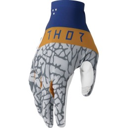 Guantes Thor Sportmode Bravo azul marino / cobre