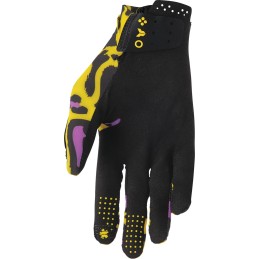 Guantes Thor Sportmode Cheetah amarillo / morado