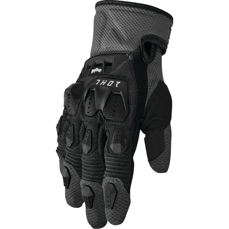 Guantes Thor Terrain negro / gris oscuro