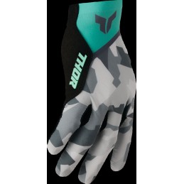 Guantes mujer Thor Sport Shadow turquesa
