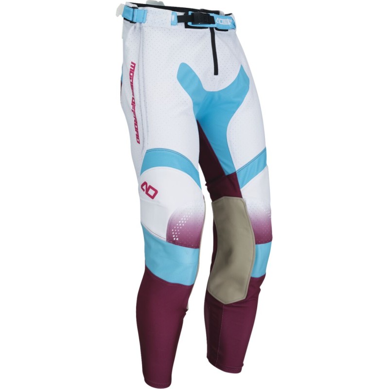 Pantalón Moose Racing Alpha One blanco / morado