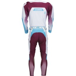 Pantalón Moose Racing Alpha One blanco / morado