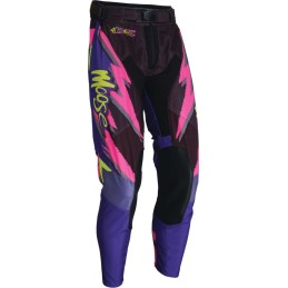 Pantalón Moose Racing Sahara LE blanco / negro / morado