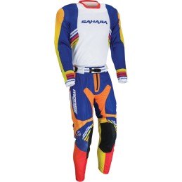 Pantalón Moose Racing Sahara azul / naranja Slim