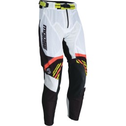 Pantalón Moose Racing Sahara blanco / negro Slim