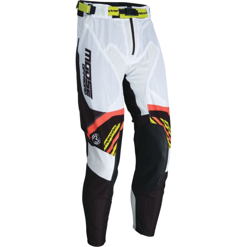 Pantalón Moose Racing Sahara blanco / negro Slim