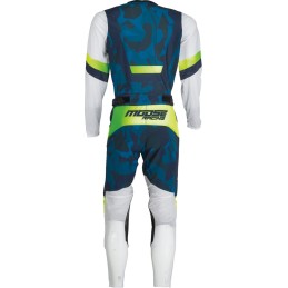 Pantalón Moose Racing Sahara azul / blanco / negro