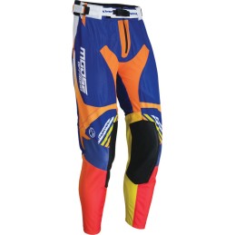 Pantalón Moose Racing Sahara azul / naranja