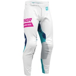 Pantalón Thor Launchmode Bleach blanco / aguamarina