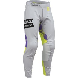 Pantalón Thor Launchmode Bleach gris / amarillo flúor