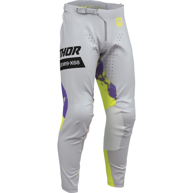 Pantalón Thor Launchmode Bleach gris / amarillo flúor