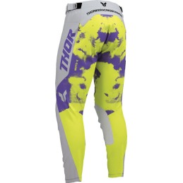 Pantalón Thor Launchmode Bleach gris / amarillo flúor