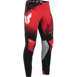 Pantalón Thor Sportmode Carbon negro / rojo