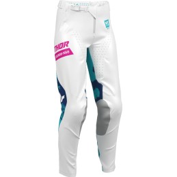 Pantalón mujer Thor Launchmode Bleach blanco / aguamarina