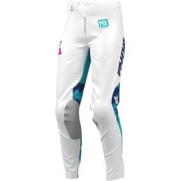 Pantalón mujer Thor Launchmode Bleach blanco / aguamarina