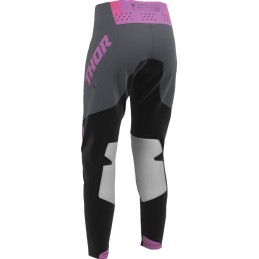 Pantalón mujer Thor Sportmode Velocity negro / orquídea